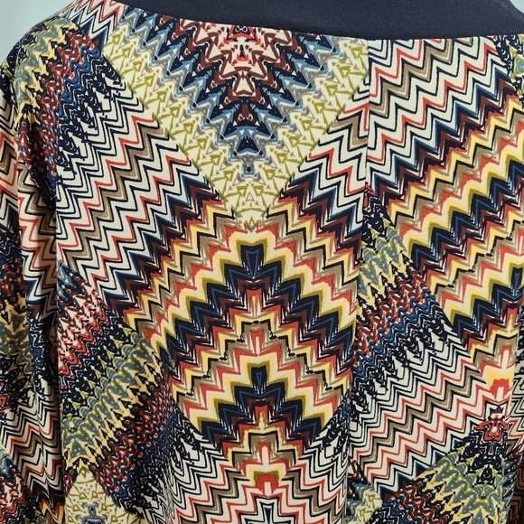 Tiana B. DRESS Multicolor Tribal Aztec Shift Plus Size, Sz 20 - Picture 5 of 8